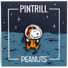 Load image into Gallery viewer, PINTRILL | Peanuts (Snoopy, Charlie Brown, Woodstock Astronaut Pins)
