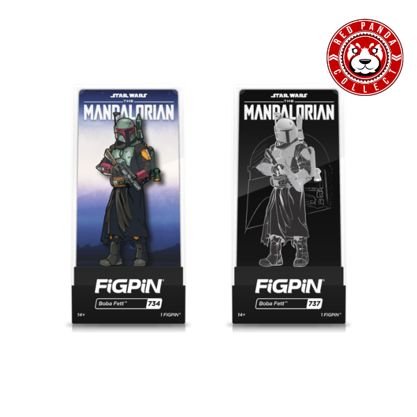 FiGPiN Classic: The Mandalorian - Boba Fett (Bundle: #734 & #737)