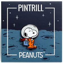 Load image into Gallery viewer, PINTRILL | Peanuts (Snoopy, Charlie Brown, Woodstock Astronaut Pins)
